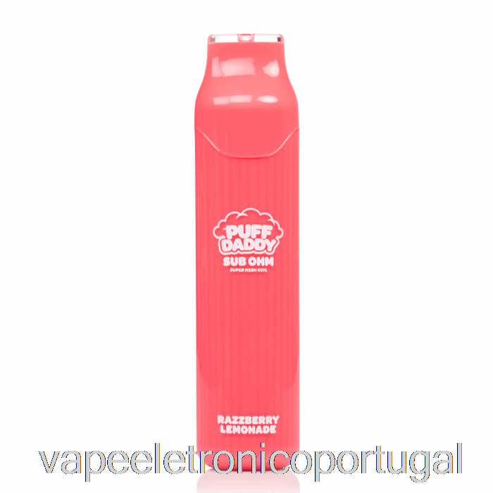 Vape Eletrônico Puff Daddy 6000 Limonada Razzberry Descartável